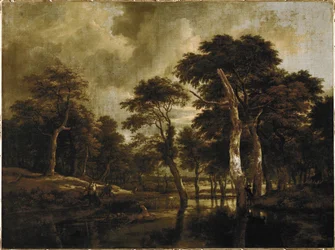 La caccia (dipinto su tela)