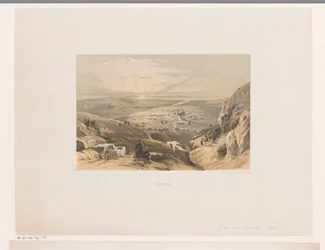 Veduta di Canaan con alba