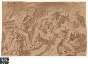 Tedesco: Die Beweinung Abels
Olandese: De bewening van Abel