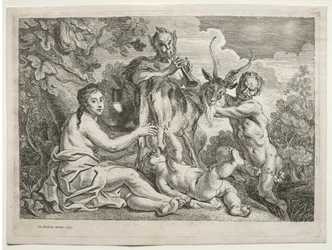 Giove nutrito dalla capra Almatea, 1652