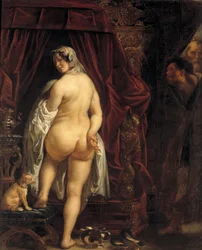 Re Candaules di Lidia mostra sua moglie a Gige