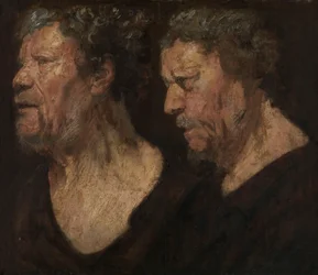 Studi della testa di Abraham Grapheus