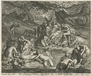 Diana scopre la gravidanza di Callisto (La storia di Diana e Atteone)