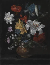 Vaso di Terracotta con Fiori