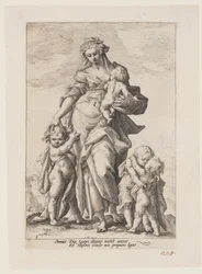 Carità, da Le virtù