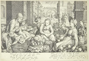 Scena di Mercato in una Città