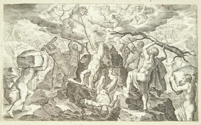 La battaglia tra gli dei e i titani