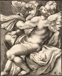 Due putti che cantano