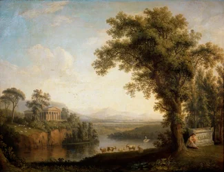 Paesaggio antico con la tomba di Fetonte, 1785