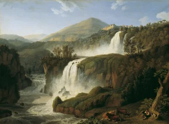 La grande cascata di Tivoli presso Roma