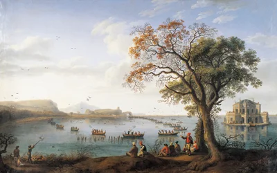 Caccia alla folaga al Lago Fusano