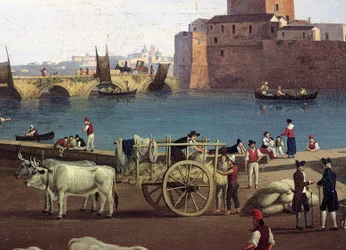 Veduta del porto di Taranto, di Philippe Hackert (1737-1807)