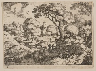 Sentiero tra la palude e l