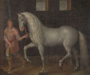 Cavallo da guerra spagnolo catturato da Lodewijk Gunther van Nassau dall