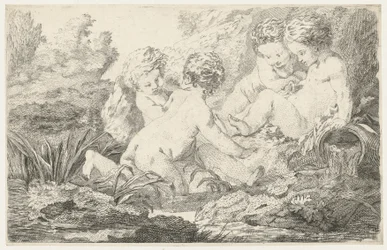 Gruppo allegorico di bambini