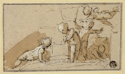 Cinque Putti al Gioco