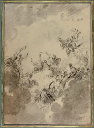 Studio per Apoteosi di Ercole