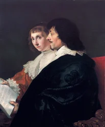 Doppio ritratto di Constantijn Huygens (1596-1687) e Suzanna van Baerle (1599-1637)