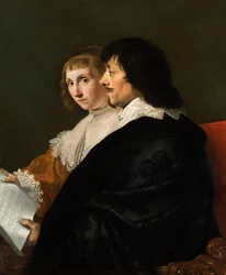 Doppio ritratto di Constantijn Huygens (1596-1687) e Suzanna van Baerle (1599-1637)
