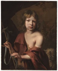 Ritratto di ragazzo come San Giovanni Battista (olio su tela)