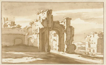 Rovina di una porta della città