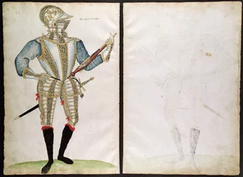 Armatura per Sir John Smith, da un album di armature elisabettiane