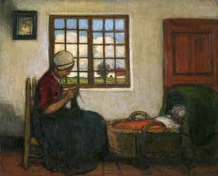 Interno con culla