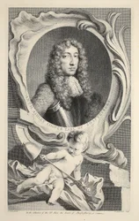 Ritratto di Anthony Ashley Cooper, Conte di Shaftesbury, illustrazione da 