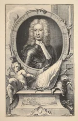 Ritratto di Charles Mordaunt, Conte di Peterborough, illustrazione da 