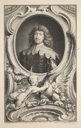 Ritratto di George, Lord Digby, Conte di Bristol, illustrazione da 