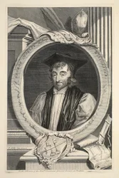 Ritratto di George Morley, Vescovo di Winchester, illustrazione da 