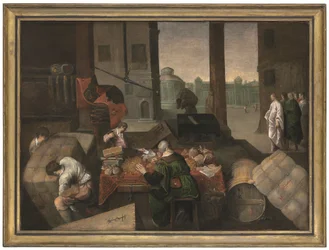 La chiamata di San Matteo (olio su tela)