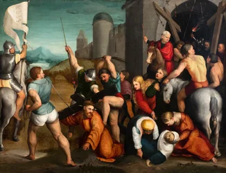 La salita al Calvario, 1535-1534 circa (olio su tela)