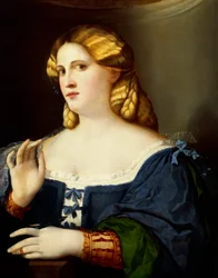 Donna con ventaglio
