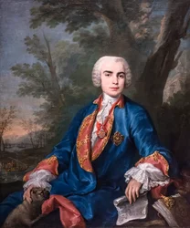 Il castrato Carlo Broschi, detto il Farinelli, 1752 circa (olio su tela)