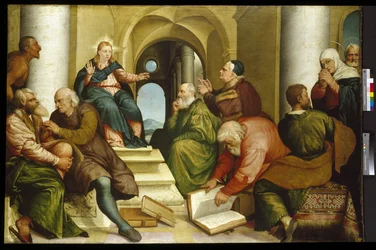 Cristo tra i dottori, XVI secolo
