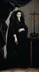 Ritratto di una nobildonna in lutto