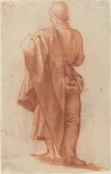 Uomo Drappeggiato in Piedi [recto]
