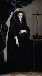 Ritratto di una nobildonna in lutto, c.1600