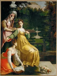 Susanna nel bagno (dipinto su tela)