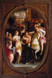 La famiglia di Dario davanti ad Alessandro Magno