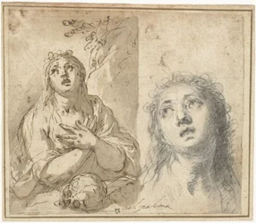 Maddalena penitente in un paesaggio