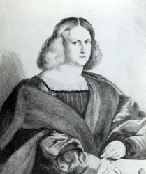 Ritratto di un giovane uomo, stampa di Wenceslaus Hollar, 1650