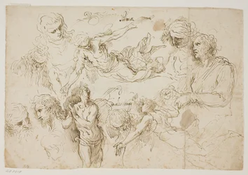 Foglio di studi di figure