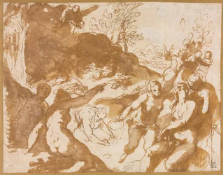 Apollo e le Muse risvegliati dal richiamo della Fama