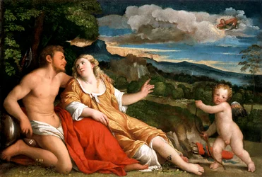 Marte, Venere e Cupido, 1520