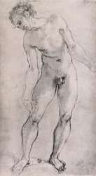 Studio di una figura maschile per l