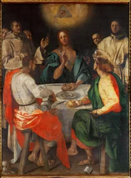 Cena di Emmaus (olio su tavola)