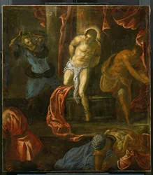 La flagellazione di Cristo (dipinto su tela)