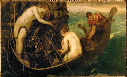 Il salvataggio della principessa Arsinoe, 1560 circa (olio su tela)